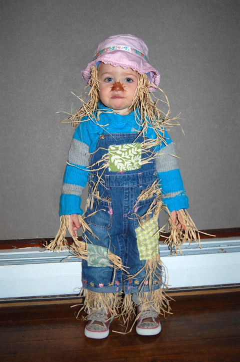 Easy Scarecrow Costume for Toddlers