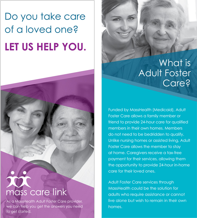 Mass Care Link Brochure Design and Writiing