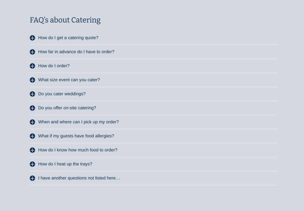 website faqs