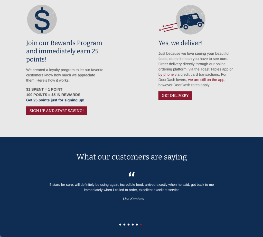 website testimonials integratioin