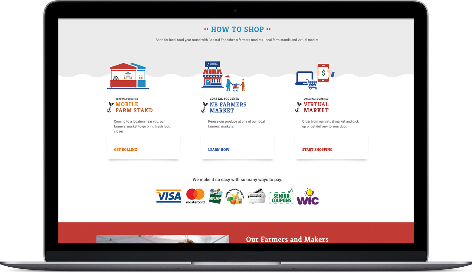 web design for farmers market