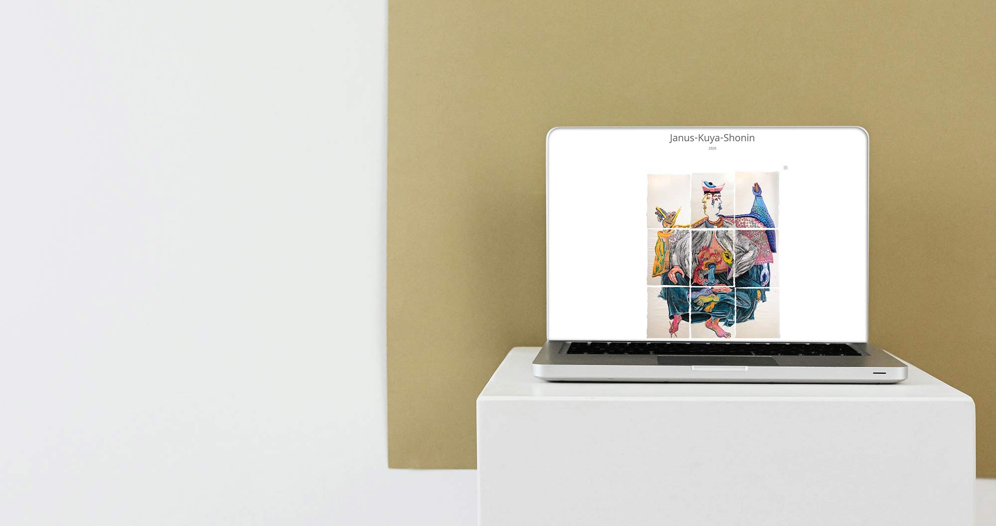 portfolio artwork display on website