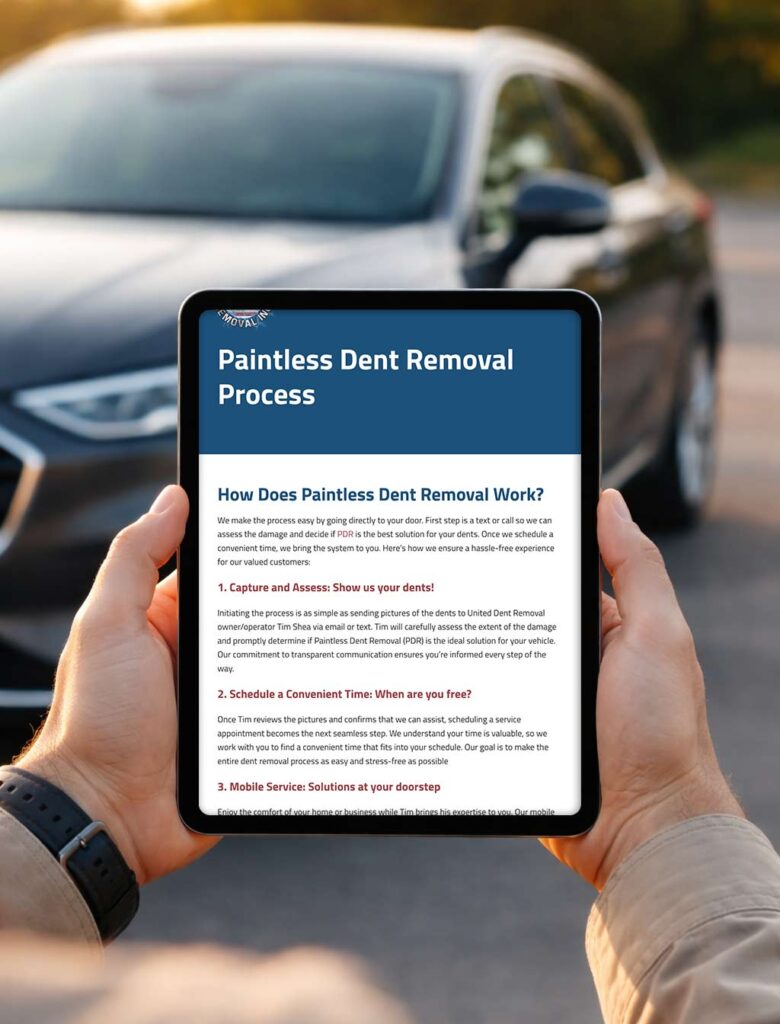 process highlighted on website